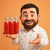 Бутылка под морсы 0,33 мм