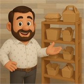 Одноразовые контейнеры для салатов, закусок, горячего и  полуфабрикатов