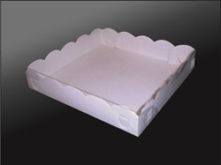 Упаковка для пирожных, пряников, зефиров, мармеладов, сладостей  150х150х30 (пряник малый) - фото 5409