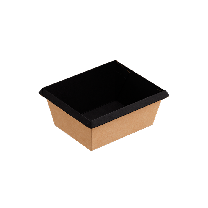 Бумажный контейнер OneClick 250 мл Черный ТЕРМА 2346