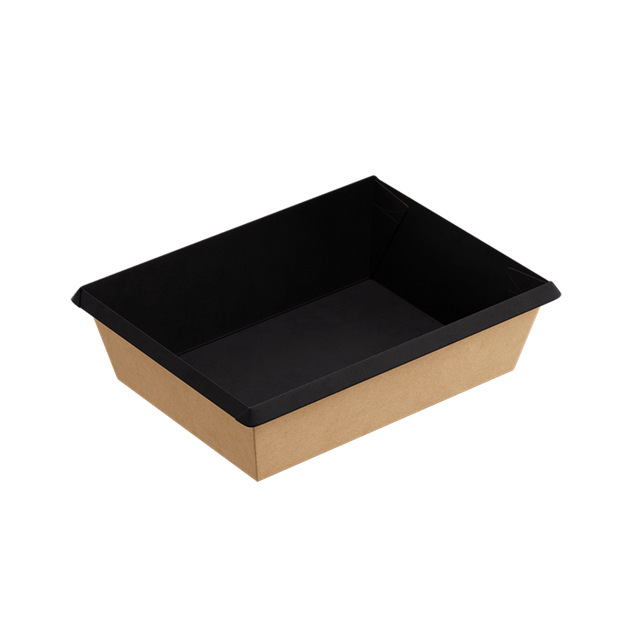 Бумажный контейнер OneClick 500 мл Черный ТЕРМА 2201