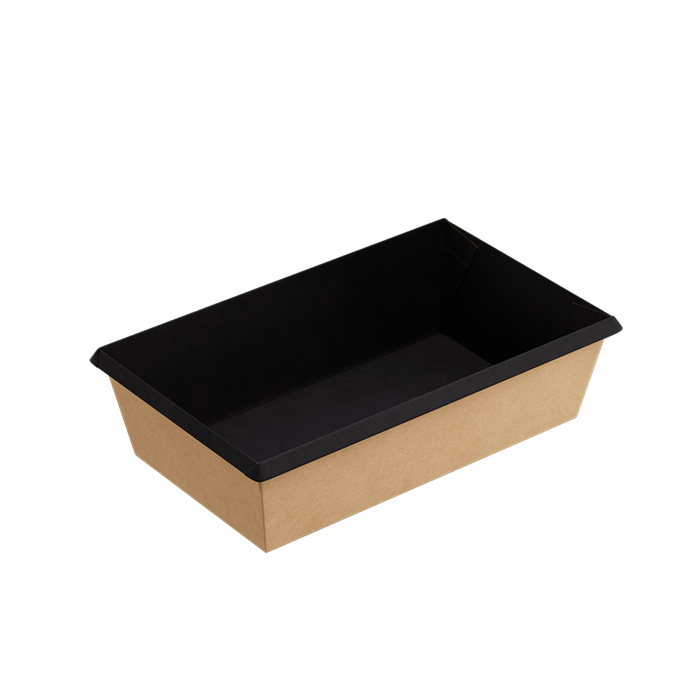 Бумажный контейнер OneClick 800 мл Черный ТЕРМА 2206