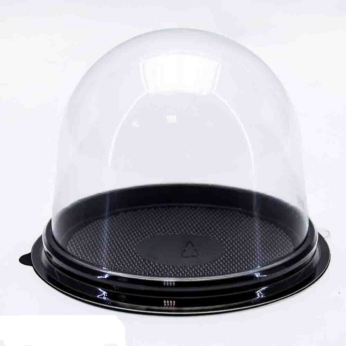 Контейнер для пирожного ПРТ-85 коричневое дно 2306