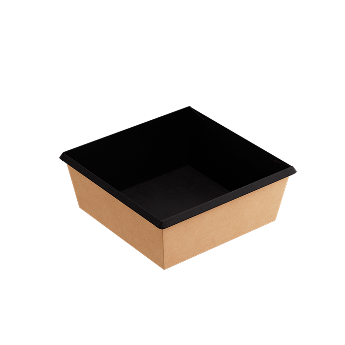 Бумажный контейнер OneClick 1250 мл Черный 2352