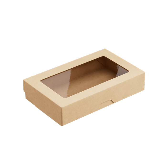 Бумажный контейнер OneBox 1000 мл Крафт 2264