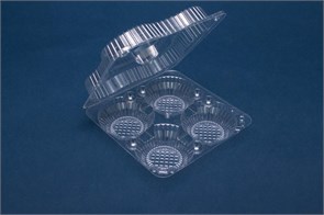 Кондитерская упаковка SL-53P низкая крышка - для тарталеток 2446