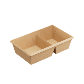 {{photo.Alt || photo.Description || 'Бумажный контейнер OneClick 800 мл Крафт 2 секции'}}