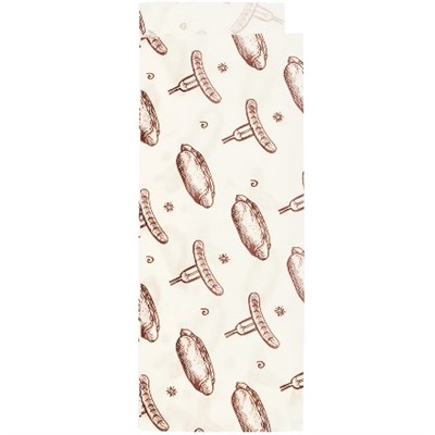 Уголок бумажный 225х80+40 с печатью 