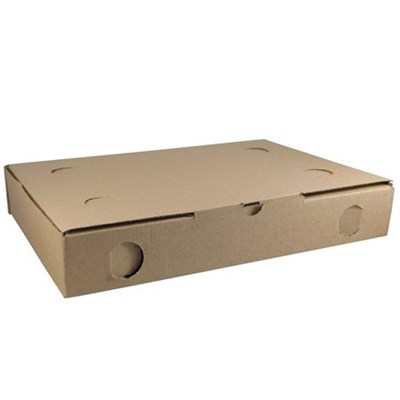 Коробка для римской пиццы 320х220х50 крафт МИКРО (50 шт.) Т11 2683