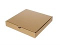 Коробка под пиццу 400х400х40 мм.Бурый гофрокартон 1735 Коробка под пиццу 400х400х40 мм.Бурый гофрокартон 1735