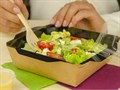 Контейнеры для салатов и горячих блюд с ламинацией (OPSALAD) крафт 500 мл 2085