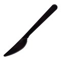 Нож столовый одноразовый "Премиум" чёрный - фото 6779