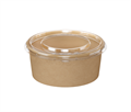 Бумажный супник OneBowl Ultraproof 760 мл (крафт) + крышка 0 мм. 2427 - фото 7079