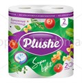 Полотенце бумажное "PLUSHE SUPER LIGHT" 2 слоя, 2 рулона, 10 метров, белый 1/12 2438 - фото 7150