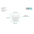 OSQ ROUND BOWL 300 WHITE EDITION 2595