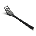 Вилка столовая одноразовая 180мм  (РР) "Премиум" матовая чёрная 2640